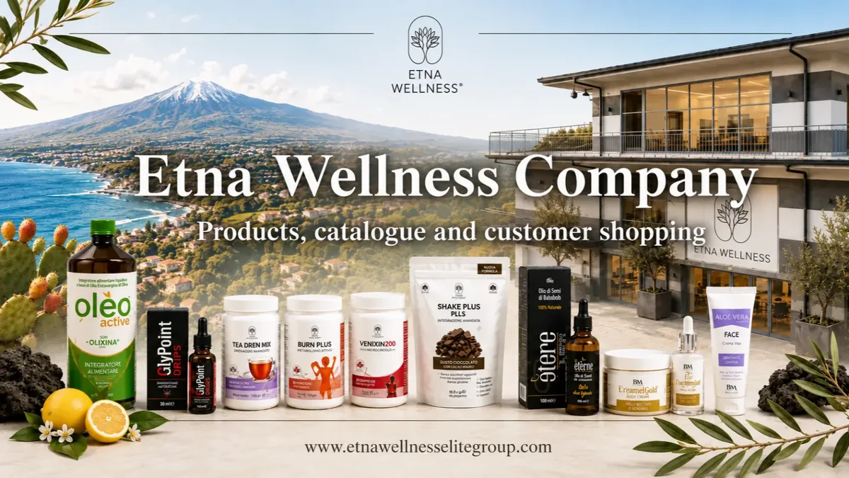 Etna Wellness company, products, catalogue and international customer shopping