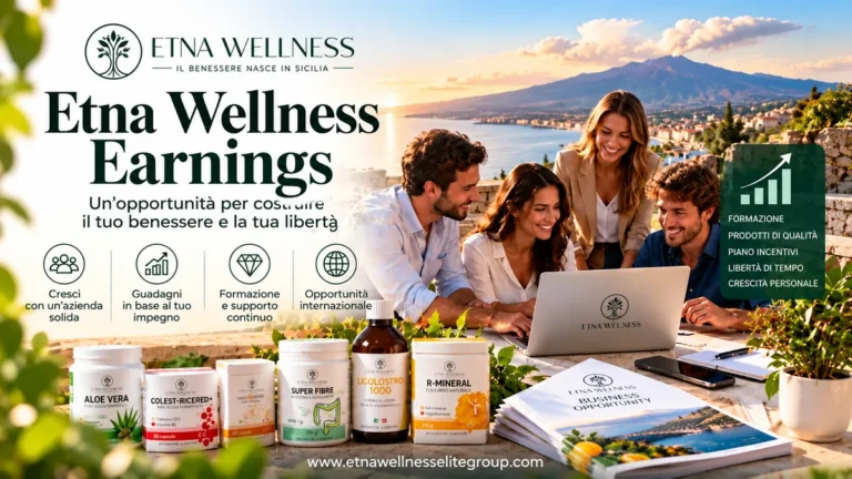 Etna Wellness earnings opportunity with team, training, products and international growth