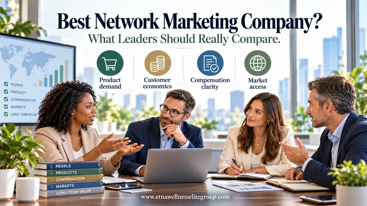 Best Network Marketing Company? What Leaders Should Really Compare
