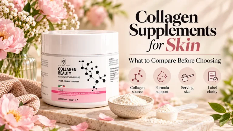 Collagen Beauty Etna Wellness in a guide to comparing collagen supplements for skin