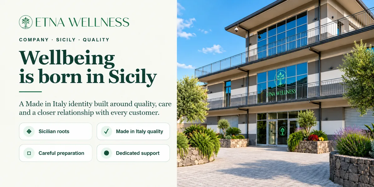 Etna Wellness headquarters in Sicily and Made in Italy quality Etna Wellness headquarters in Sicily, Made in Italy quality and customer care