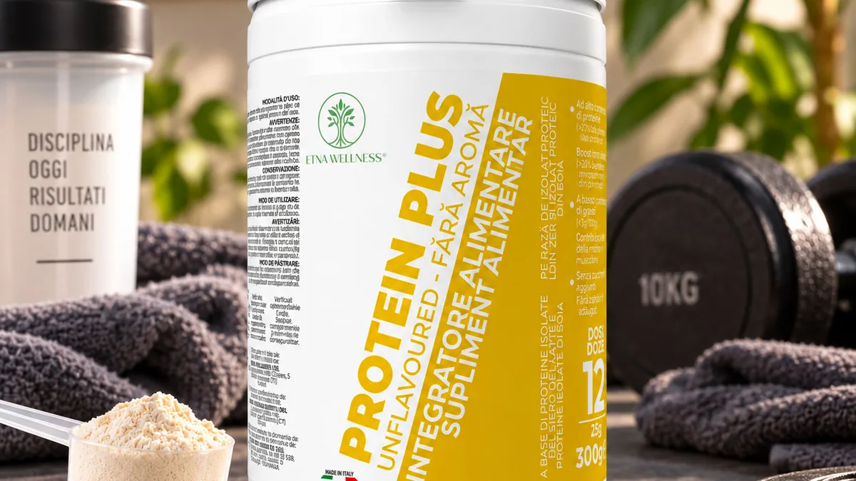 Protein Plus Etna Wellness protein supplement Protein Plus Etna Wellness unflavoured protein supplement powder