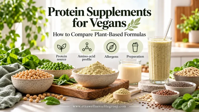 Plant protein ingredients and shake as one protein-source option in a guide for vegetarians